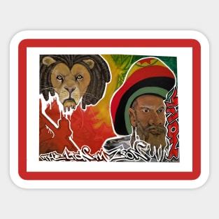 Lion in Zion Sticker